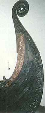 stern of Oseberg ship